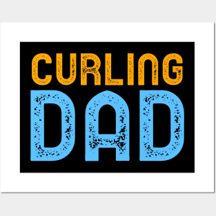 Curling Dad Posters and Art